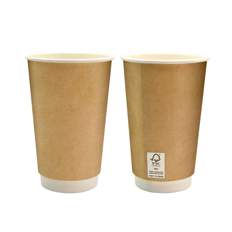 Custom 16 oz. Full Color Dusky Paper Cup - 1