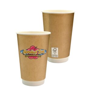 Custom 16 oz. Full Color Dusky Paper Cup
