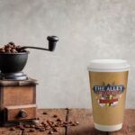 Custom 16 oz. Full Color Dusky Paper Cup with Lid - 2