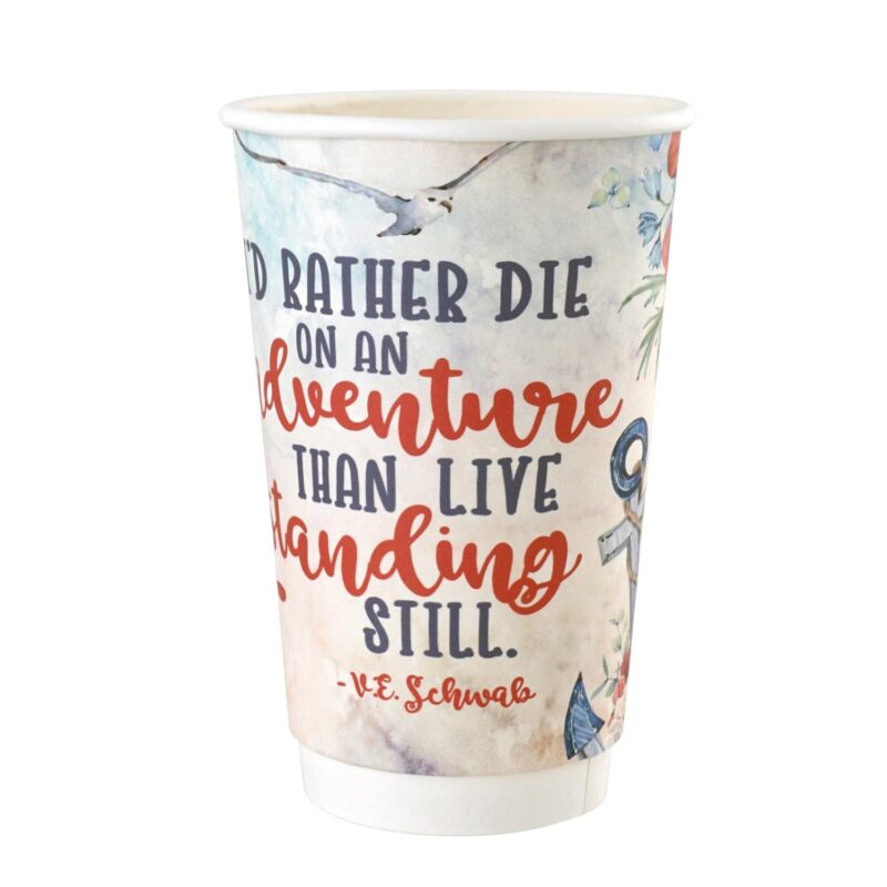 Custom 16 oz. Full Color Paper Cup - 2