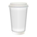 Custom 16 oz. Full Color Paper Cup with Lid - 7