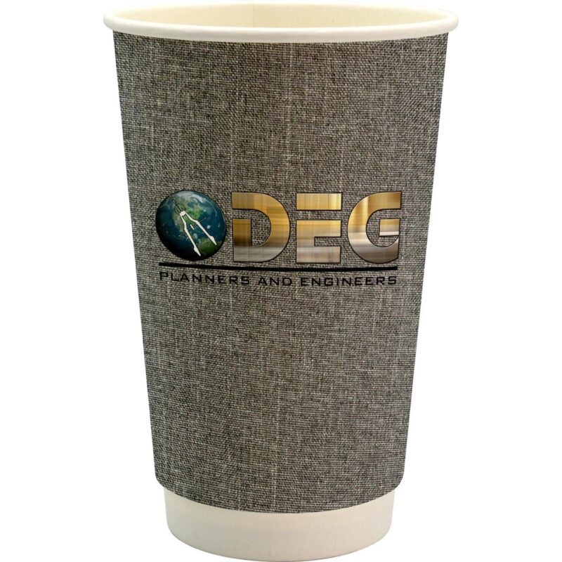 Custom 16 oz. Full Color Ridge Paper Cup - 4