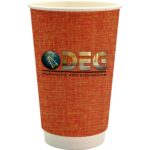Custom 16 oz. Full Color Ridge Paper Cup - 8