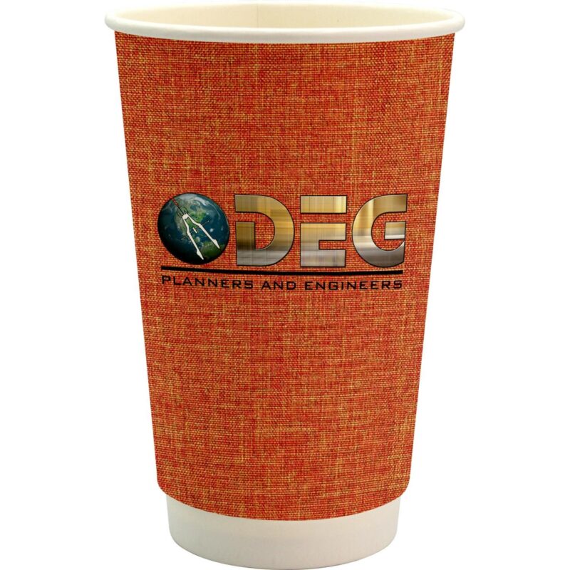 Custom 16 oz. Full Color Ridge Paper Cup - 8