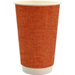 Custom 16 oz. Full Color Ridge Paper Cup - 9