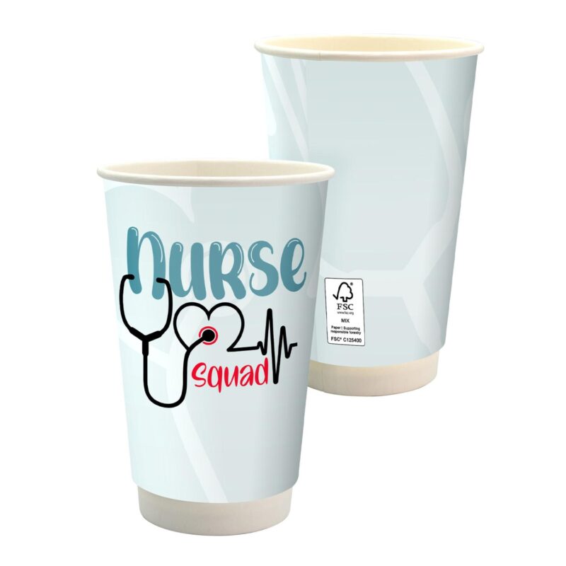Custom 16 oz. Healthcare Full Color Paper Cup