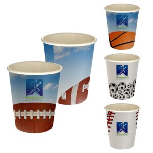 Custom 5 oz Full Color Sporty Paper Cup