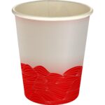 Custom 5 oz Full Color Turbulent Waves Paper Cup - 7