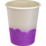 Custom 5 oz Full Color Turbulent Waves Paper Cup - 9