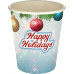 Custom 5 oz. Holiday Full Color Paper Cup - 1