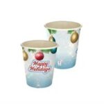 Custom 5 oz. Holiday Full Color Paper Cup