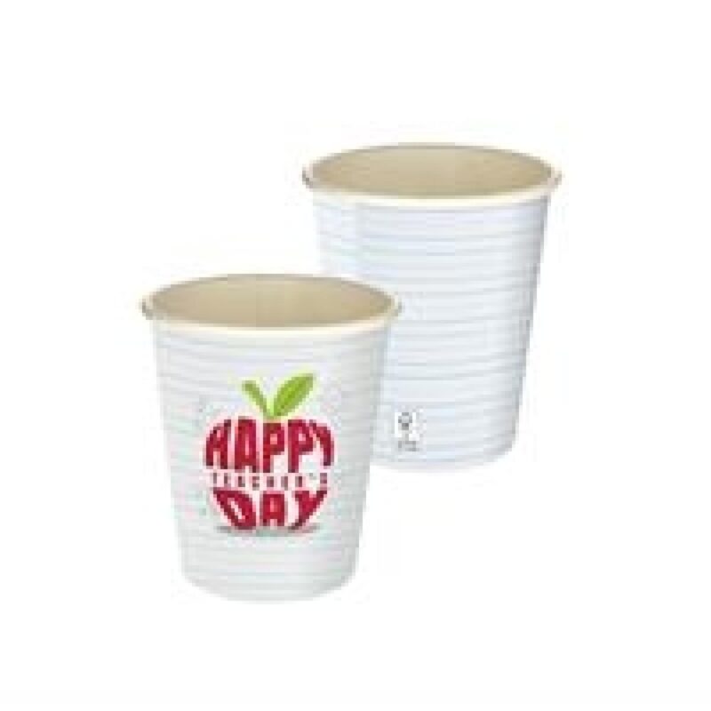 Custom 5 oz. Teacher Full Color Paper Cup