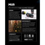 Custom MiiR® Vacuum Insulated Tumbler - 12 Oz. - Black Powder - 5